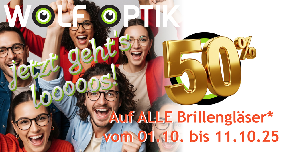 50 Prozent Aktion Herbst 2025